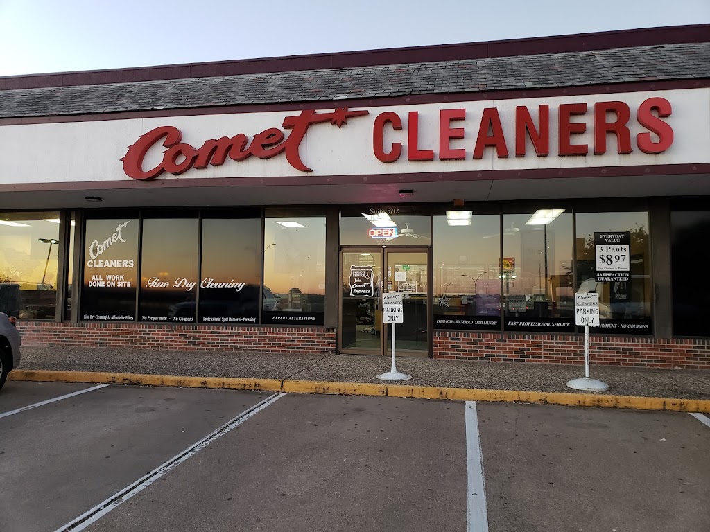 Comet Cleaners | 5712 SW Green Oaks Blvd, Arlington, TX 76017, USA | Phone: (817) 478-1381