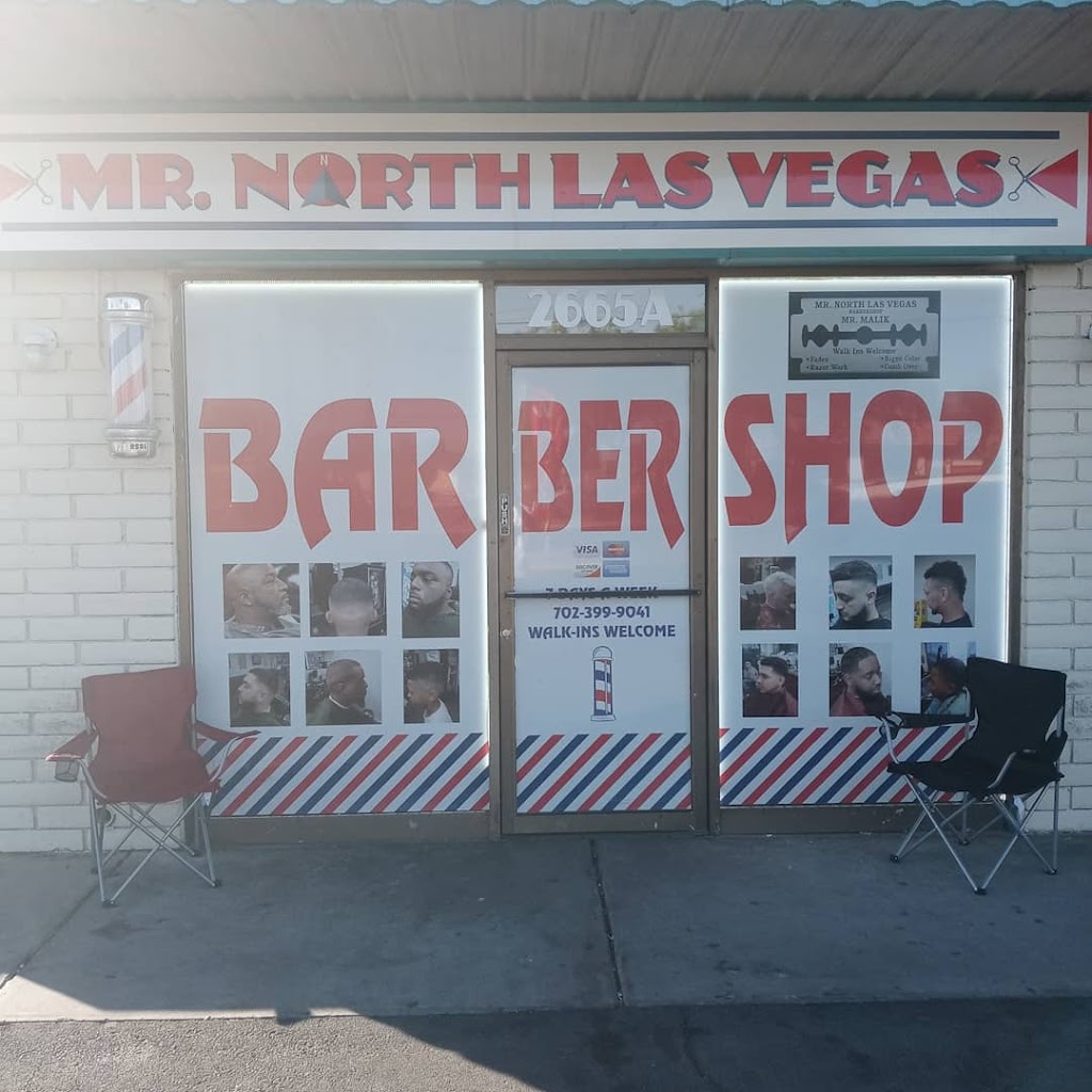 Mr. North Las Vegas Barbershop | 2665 Las Vegas Blvd N, North Las Vegas, NV 89030, USA | Phone: (702) 399-9041