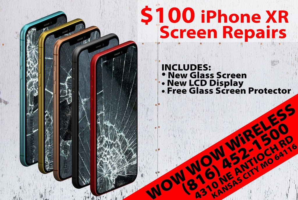 Wow Wow Wireless | 4310 NE Antioch Rd suite b, Kansas City, MO 64116, USA | Phone: (816) 452-1500