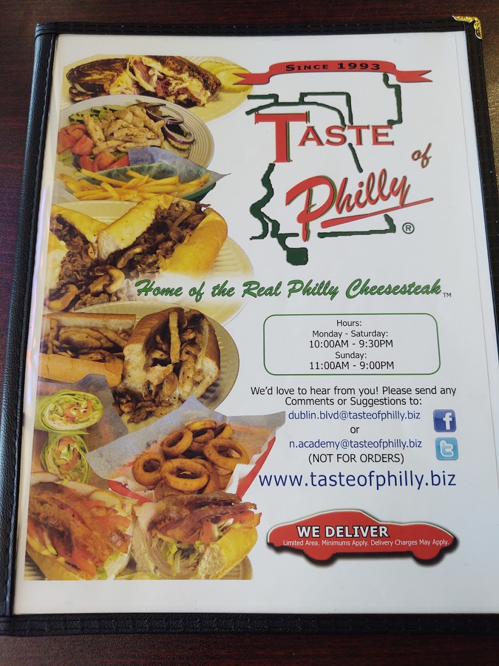 Taste of Philly | 2750 S Academy Blvd STE 110, Colorado Springs, CO 80916 | Phone: (719) 203-5324