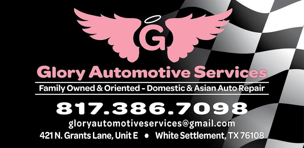 Glory Automotive Services | 4025 Marina Dr, Fort Worth, TX 76135, USA | Phone: (817) 386-7098