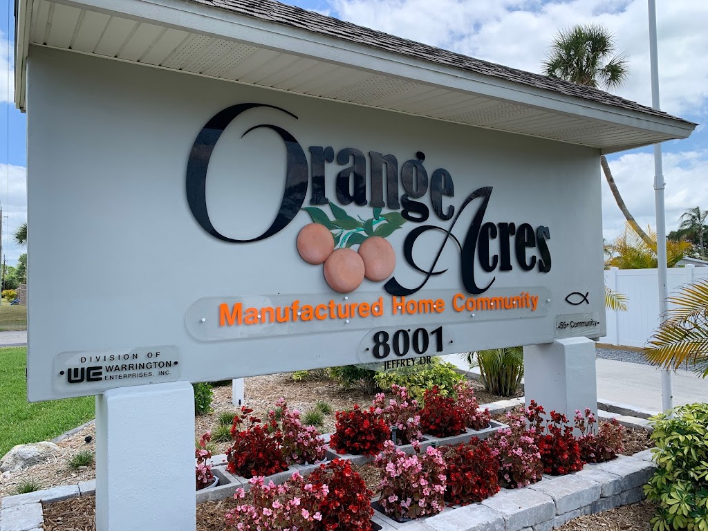 Orange Acres Manufactured Home Community | 8001 Jeffrey Dr, Sarasota, FL 34238, USA | Phone: (941) 921-4441