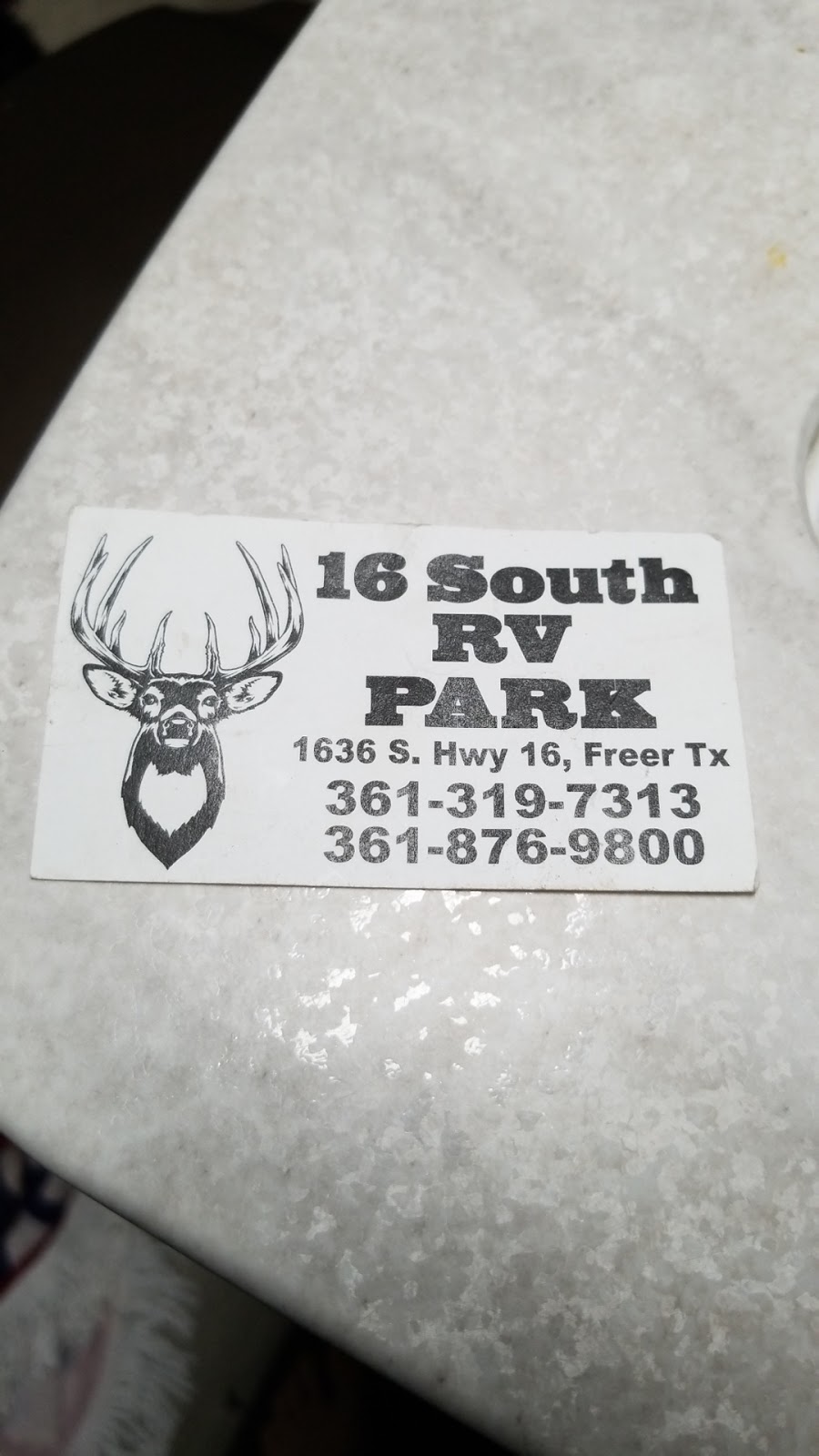 16 South RV Park | 1636 S, TX-16, Freer, TX 78357, USA | Phone: (361) 701-4004