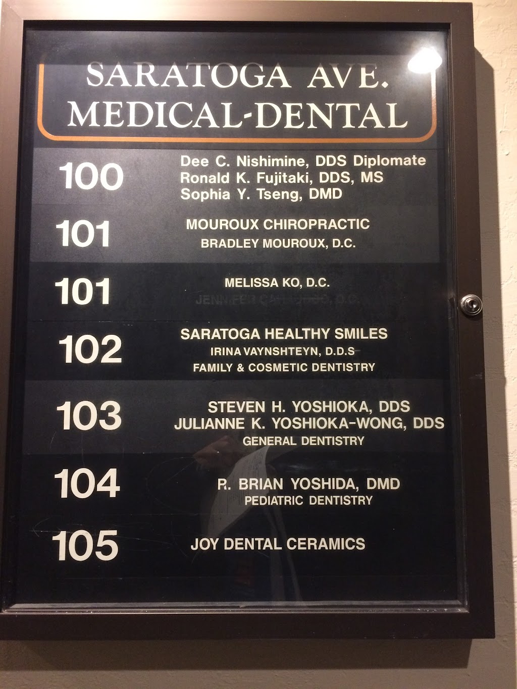 Saratoga Healthy Smiles | 1888 Saratoga Ave #102, San Jose, CA 95129, USA | Phone: (408) 899-4820