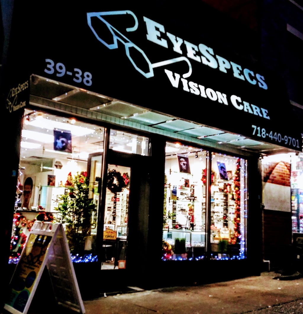 Eyespecs Vision Care | 39-38 62nd St, Woodside, NY 11377, USA | Phone: (718) 440-9701