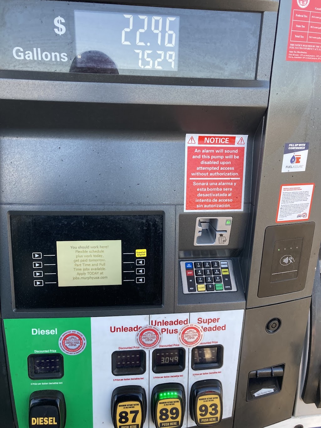 Murphy USA | 491 Airport Hwy, Wauseon, OH 43567, USA | Phone: (419) 337-9926