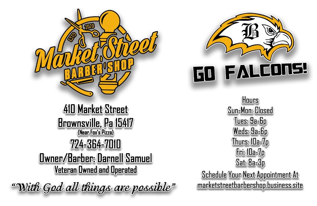 Market Street BarberShop | 410 Market St, Brownsville, PA 15417, USA | Phone: (724) 364-7010