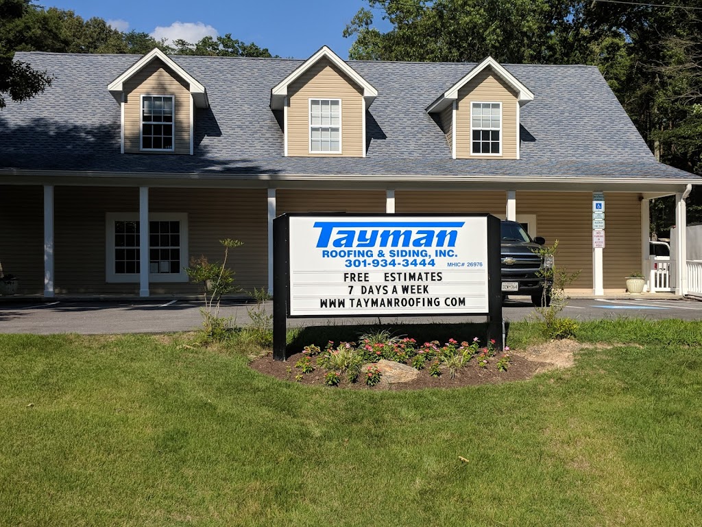 Tayman Roofing & Siding Inc. | 10470 Crain Hwy, Faulkner, MD 20632 | Phone: (301) 934-3444