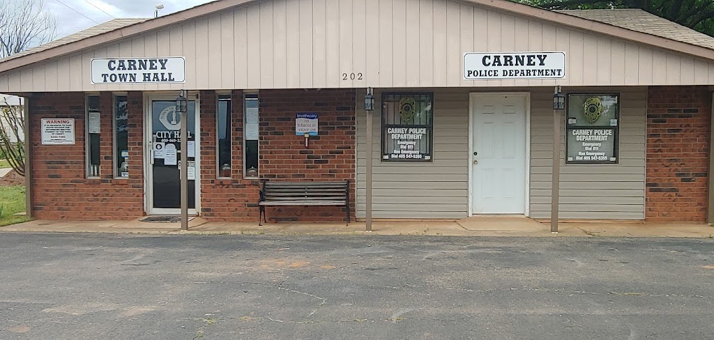 Carney City Hall | 202 N Main St, Carney, OK 74832, USA | Phone: (405) 865-2380