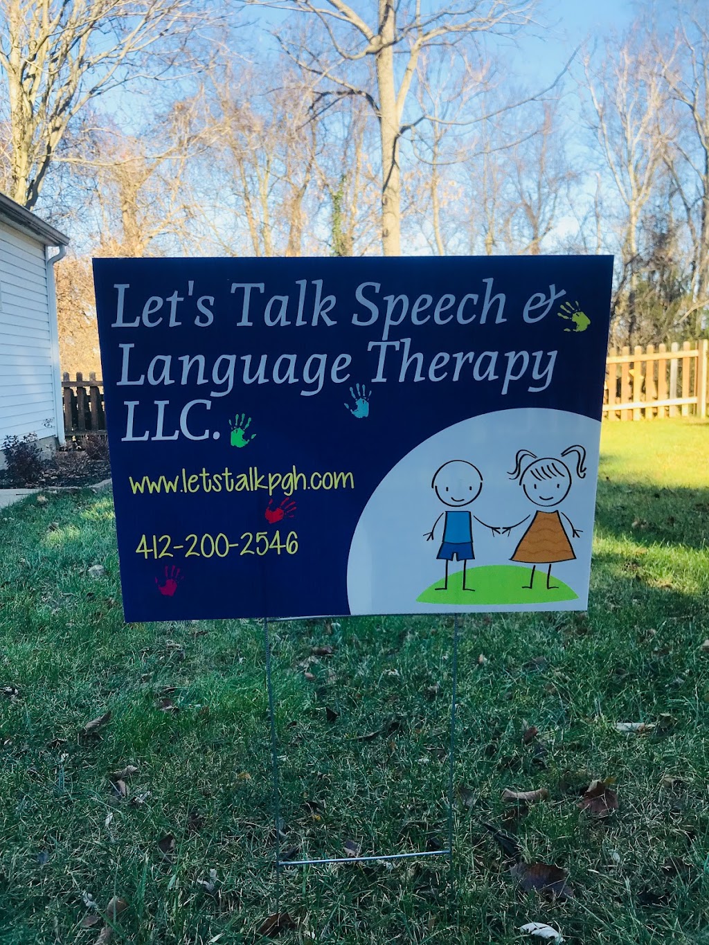 Lets Talk Speech and Language Therapy, LLC. | 4797 Au Sable Dr, Gibsonia, PA 15044, USA | Phone: (412) 200-2546