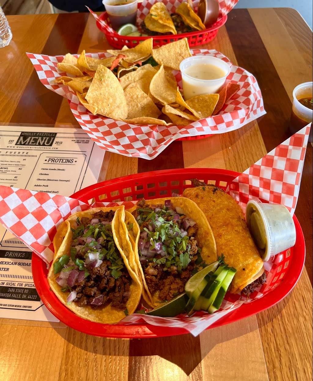 Wholly Frijoles Mexican Street Foods | 2404 State Rd, Cuyahoga Falls, OH 44223, USA | Phone: (234) 334-0105