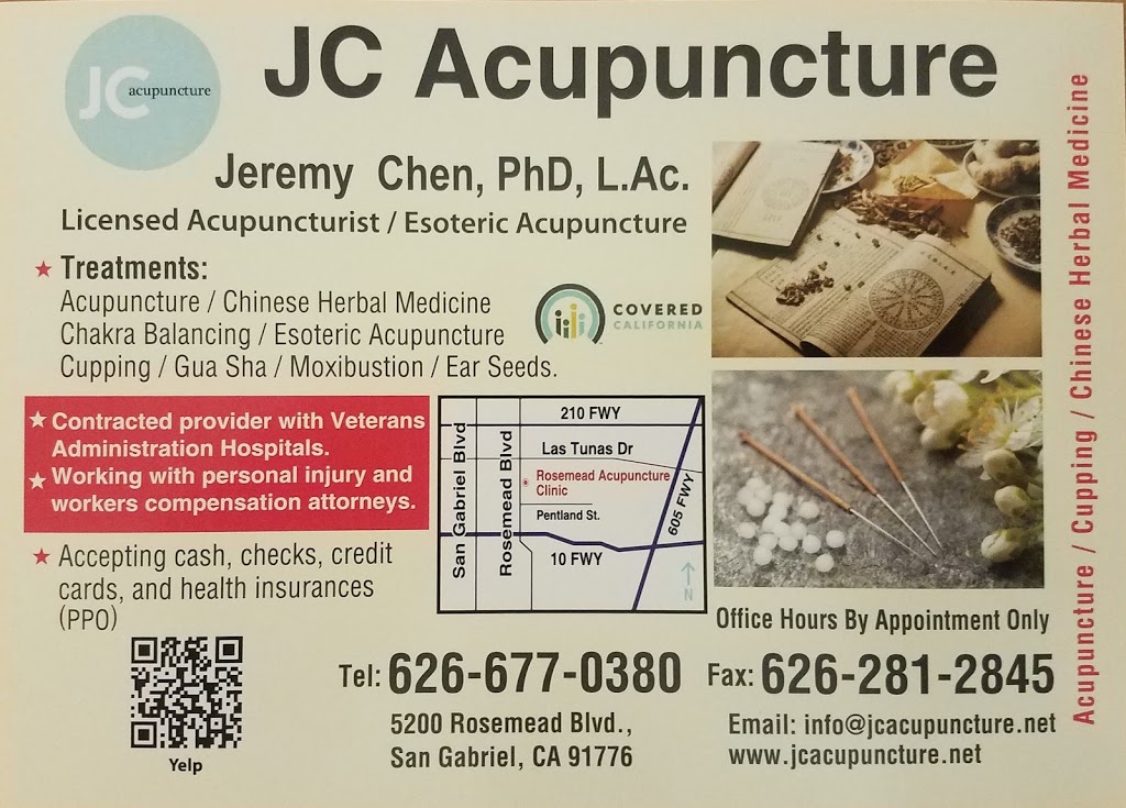 JC Acupuncture - Rosemead Acupuncture Clinic | 5200 Rosemead Blvd #2279, San Gabriel, CA 91776, USA | Phone: (626) 677-0380