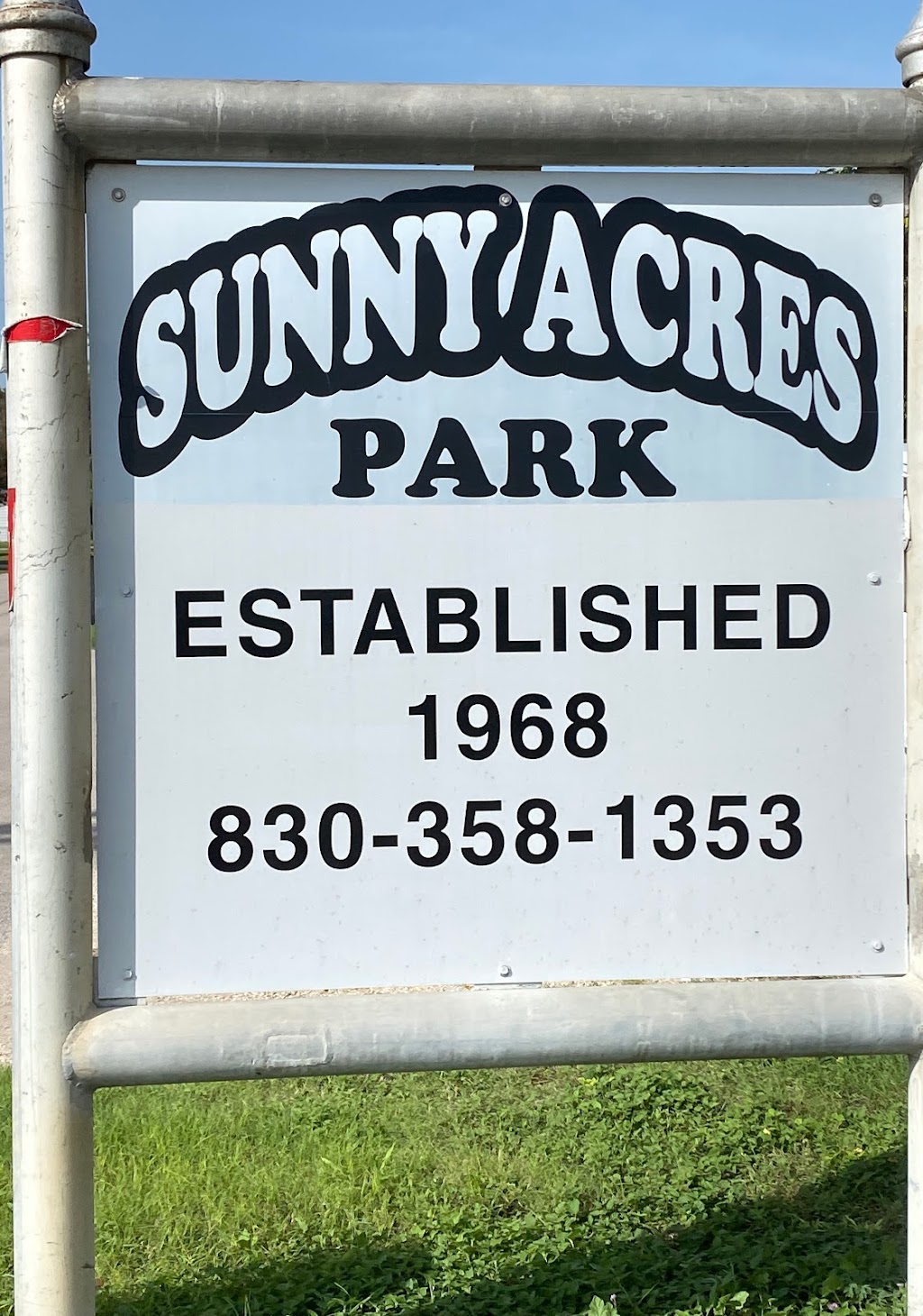 Sunny Acres Park | 1641 TX-80, San Marcos, TX 78666, USA | Phone: (830) 226-7091