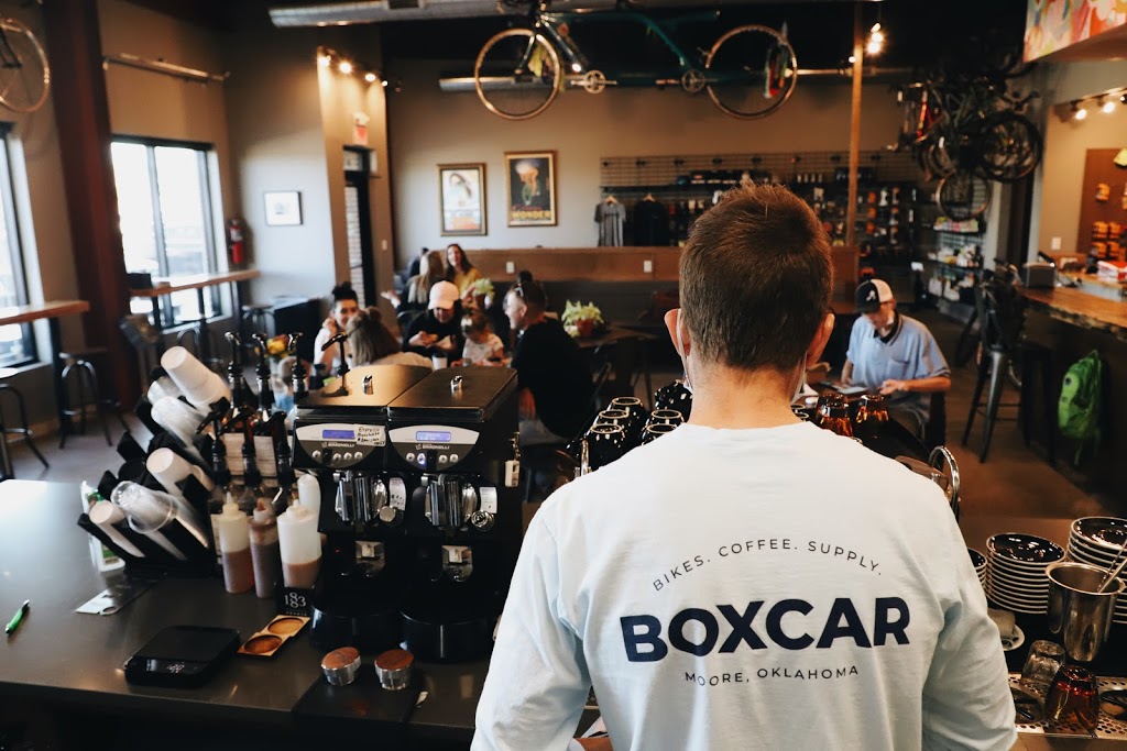 The Boxcar Coffee & Bicycles | 2100 N Eastern Ave #3, Moore, OK 73160, USA | Phone: (405) 362-0589