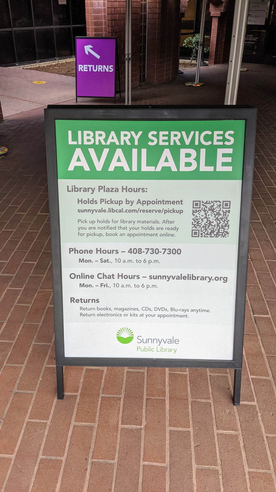 Sunnyvale Public Library | 665 W Olive Ave, Sunnyvale, CA 94086, USA | Phone: (408) 730-7300