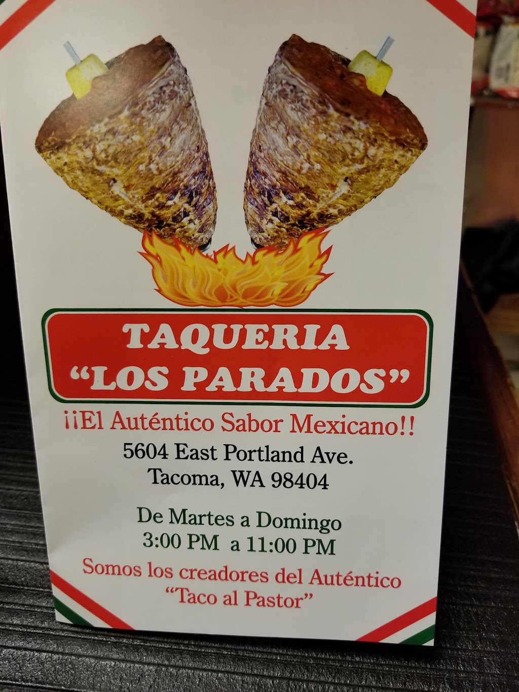 Taqueria Los Parados | 5604 Portland Ave E, Tacoma, WA 98404, USA | Phone: (253) 442-4222