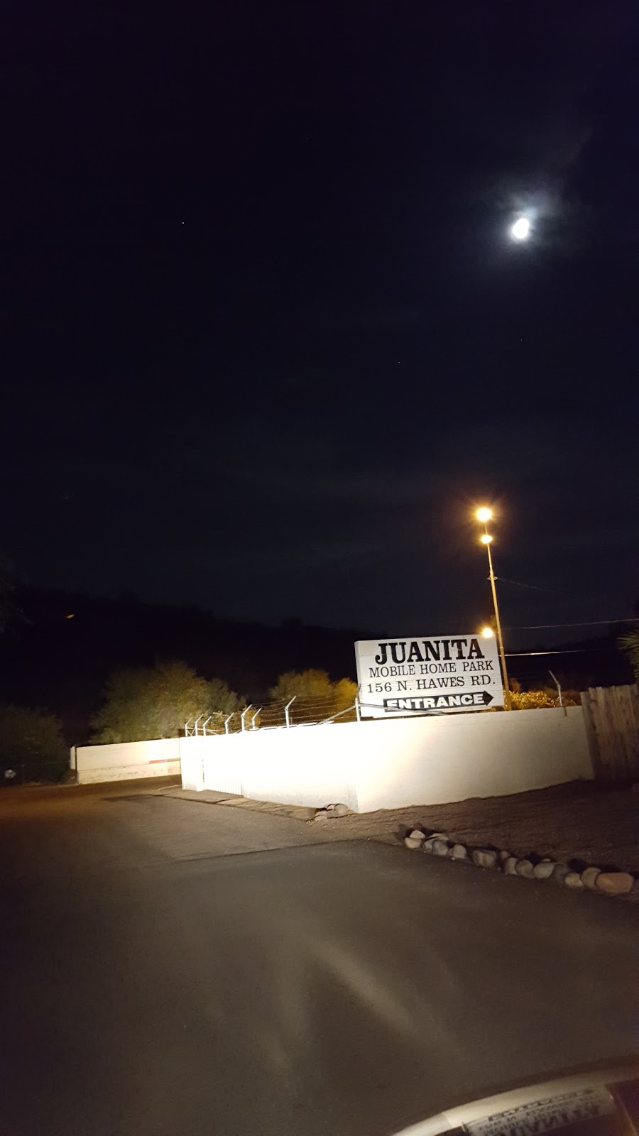 Juanita Mobile Home Park | 156 N Hawes Rd, Mesa, AZ 85207, USA | Phone: (480) 993-3630