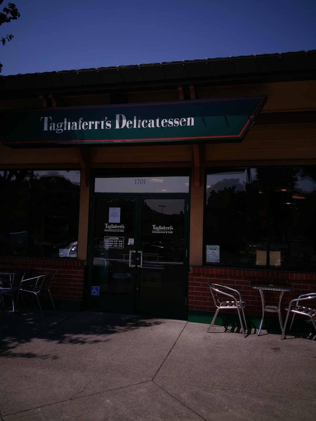 Tagliaferris Delicatessen | 1765 Grant Ave, Novato, CA 94945, USA | Phone: (415) 897-9677
