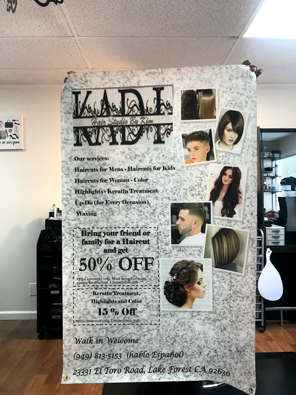 KADI Hair Studio By KIM | 23331 El Toro Road #Suite 218, Lake Forest, CA 92630, USA | Phone: (949) 813-5153