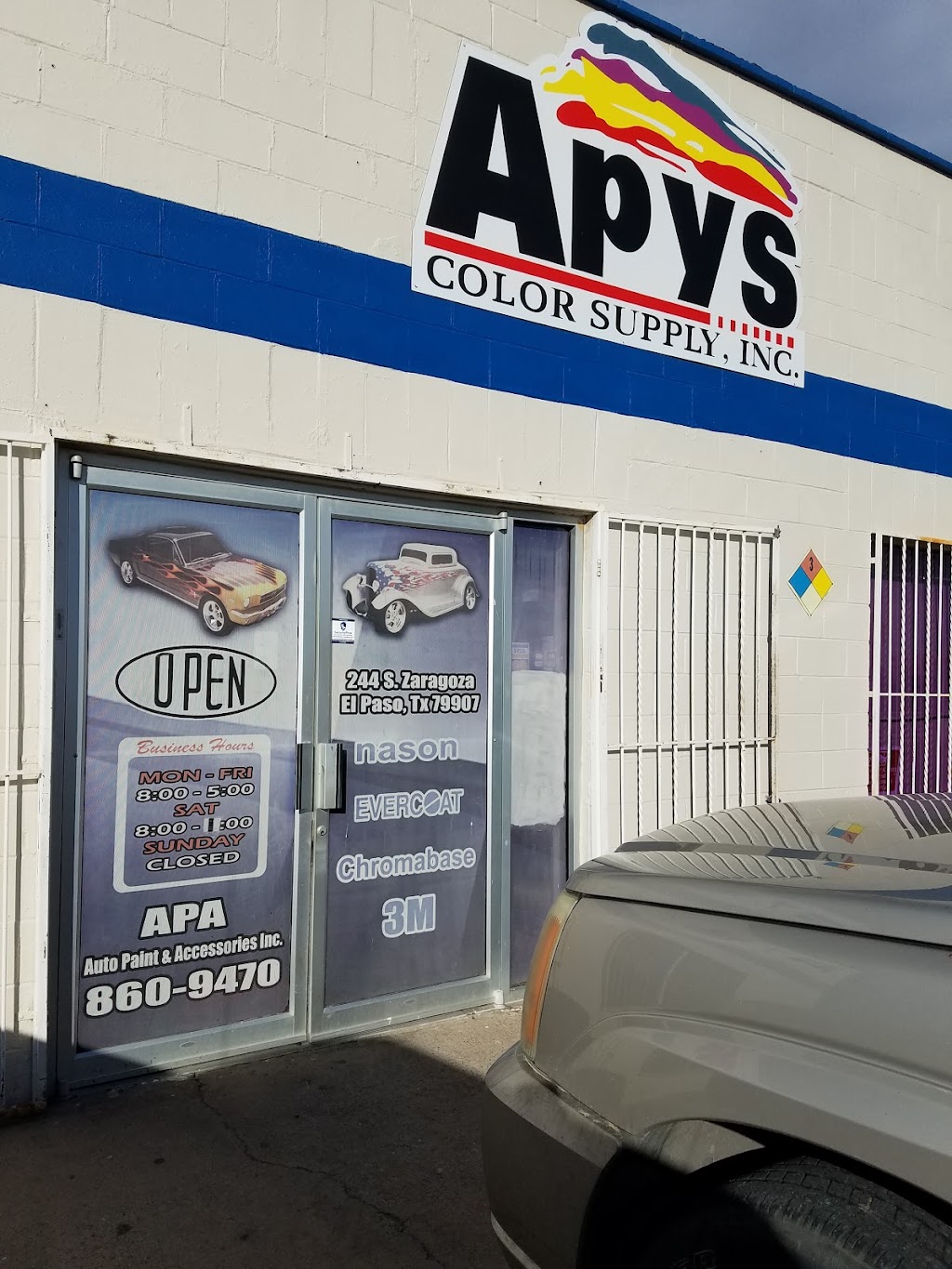 Apys Color Supply, INC. | 244 S Zaragoza Rd, El Paso, TX 79907, USA | Phone: (915) 860-9470