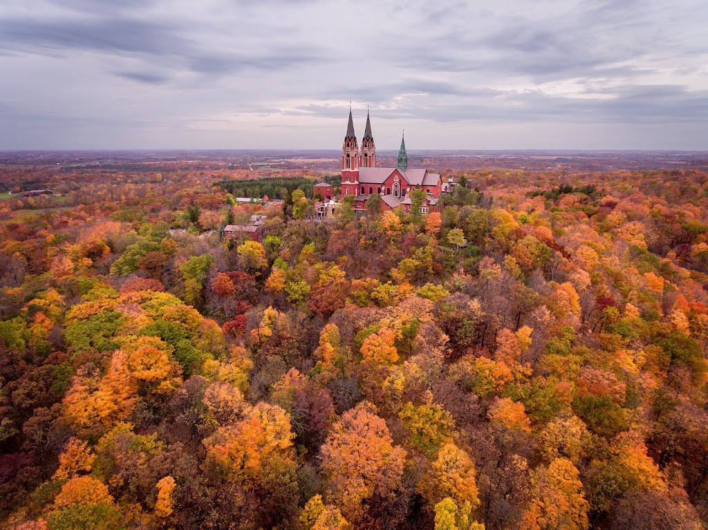 Holy Hill - Basilica and National Shrine of Mary Help of Christians | 1525 Carmel Rd, Hubertus, WI 53033, USA | Phone: (262) 628-1838