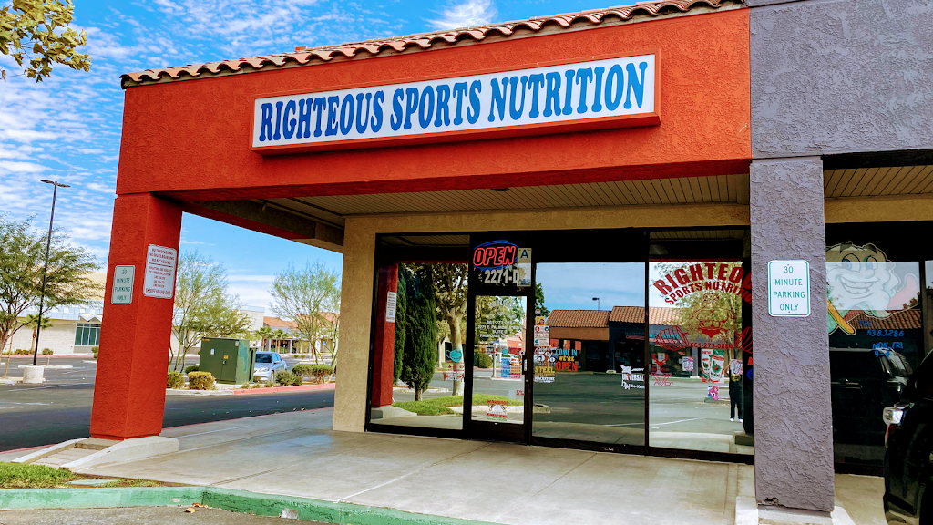 Righteous Sports Nutrition | 2271 E Palmdale Blvd # D, Palmdale, CA 93550, USA | Phone: (661) 273-0884