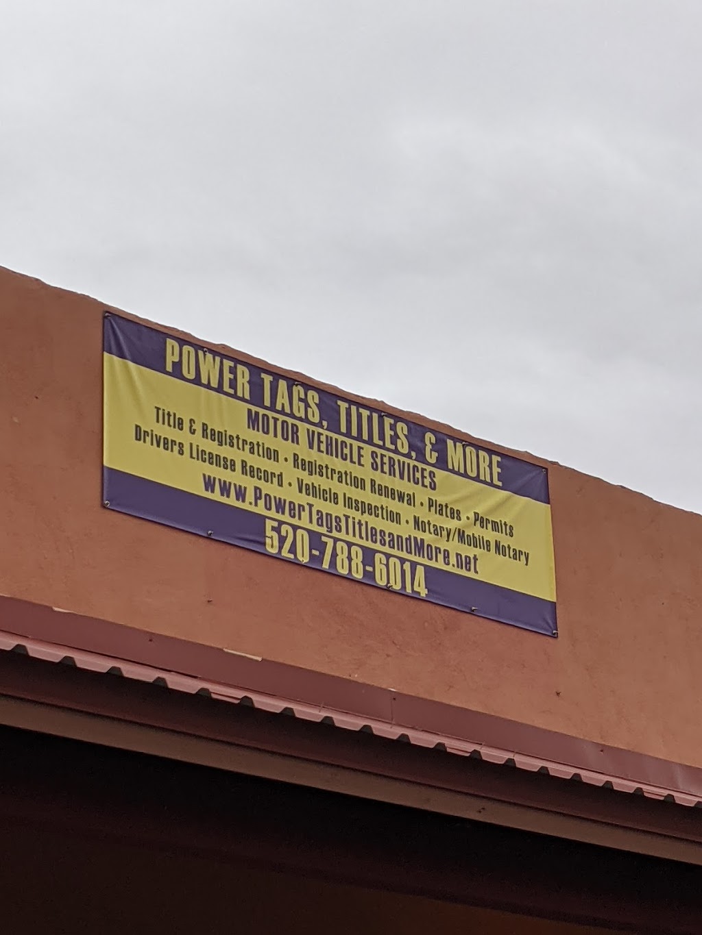 Power Tags, Titles & More | 495 N Pinal Pkwy Ave, Florence, AZ 85132, USA | Phone: (520) 788-6014