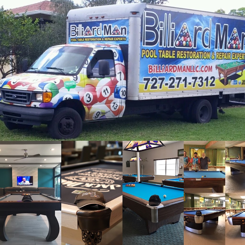 Billiard Man- Tampa Bay Pool Table Move Service and Repair | 23708 Estero Ct, Land O Lakes, FL 34639, USA | Phone: (727) 271-7312