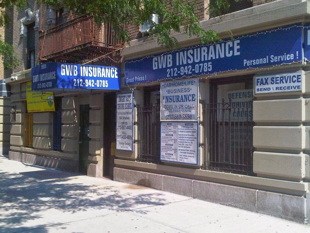 GWB Brokerage | 5000 Broadway, New York, NY 10034, USA | Phone: (212) 942-0785