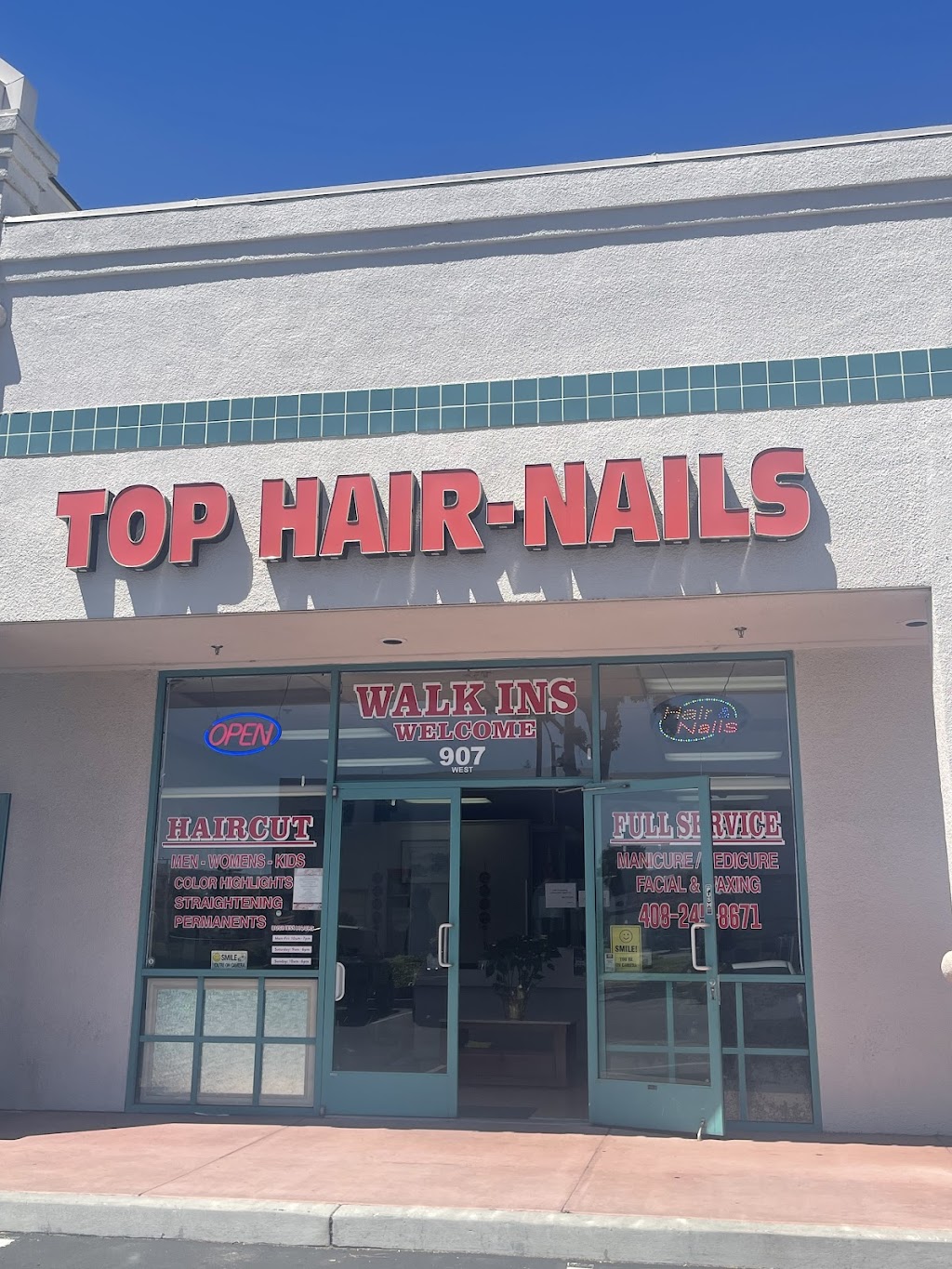 Top Hair Nails | 907 W El Camino Real, Sunnyvale, CA 94087, USA | Phone: (408) 245-8671