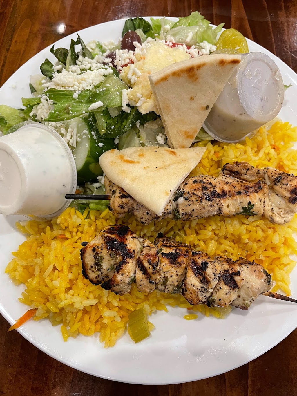 Little Greek Fresh Grill | 8310 Champions Gate Blvd, Davenport, FL 33896, USA | Phone: (321) 401-4697