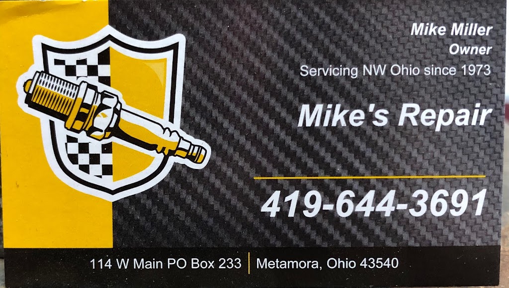 Mikes Repair | 114 W Main St, Metamora, OH 43540, USA | Phone: (419) 644-3691
