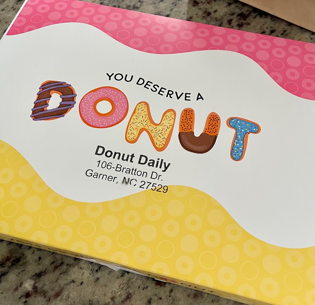 Donut Daily | 106 Bratton Dr, Garner, NC 27529, USA | Phone: (919) 322-2354