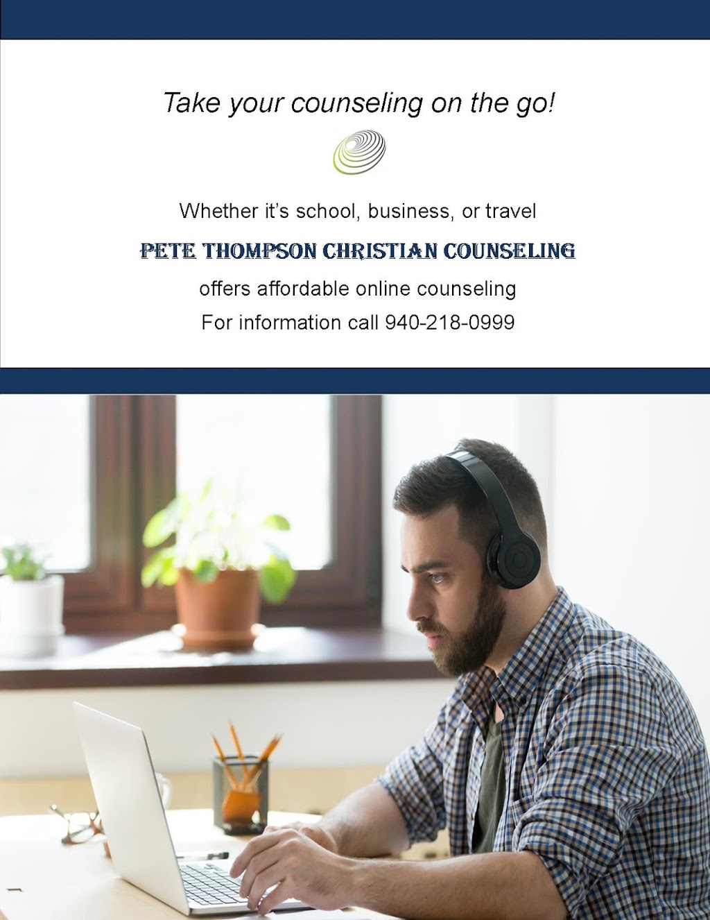 Pete Thompson Christian Counseling | 8917 James Dr, Lantana, TX 76226, USA | Phone: (940) 218-0999