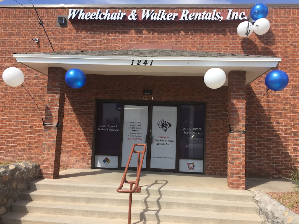 Wheelchair & Walker Rentals | 1241 Lee Trevino Dr, El Paso, TX 79907, USA | Phone: (915) 544-7144