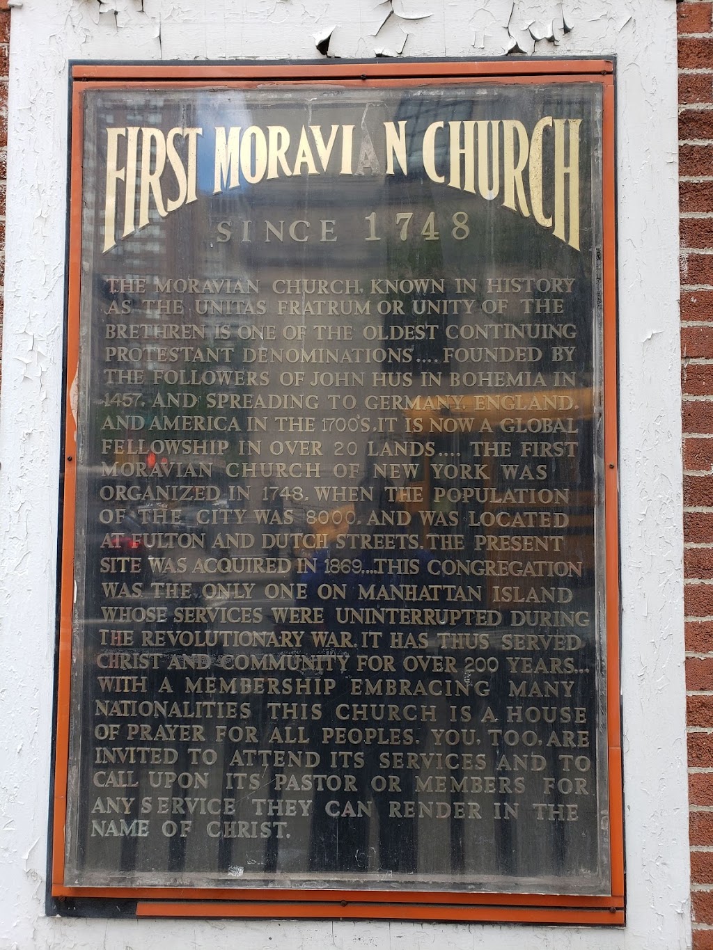 First Moravian Church | 154 Lexington Ave, New York, NY 10016, USA | Phone: (212) 683-4219