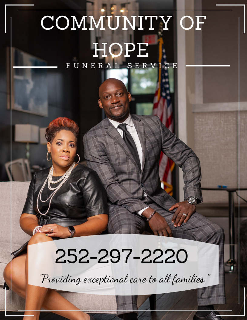 Community of Hope Funeral Service | 357 Hobbsville Rd, Hobbsville, NC 27946, USA | Phone: (252) 297-2220