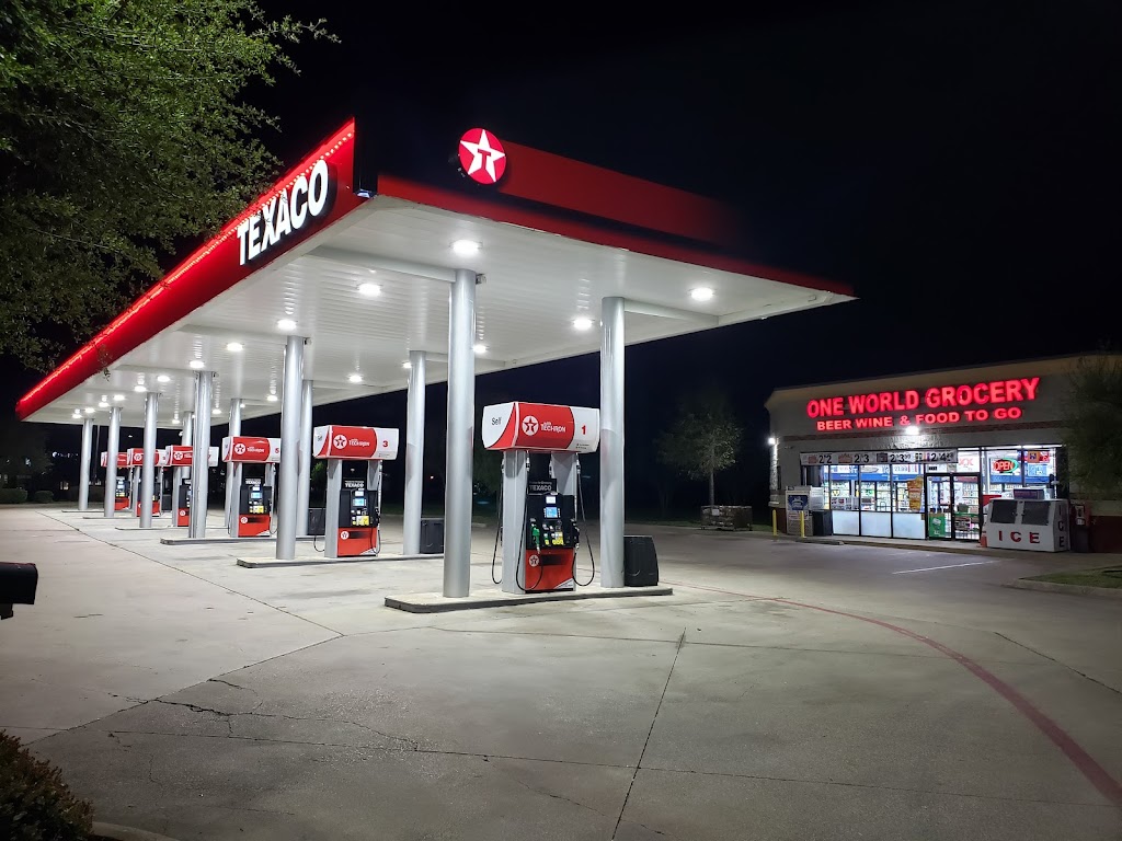 TEXACO (ONE WORLD GROCERY - Food Mart and Vapes)) | 2881 Hwy 157 N, Mansfield, TX 76063, USA | Phone: (817) 453-2007