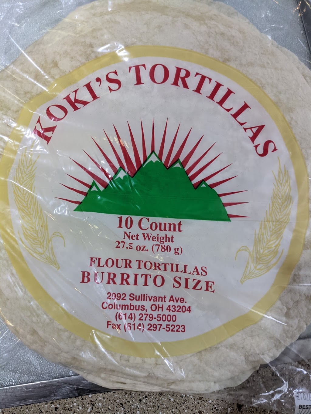 Kokis Tortillas | 2992 Sullivant Ave, Columbus, OH 43204, USA | Phone: (614) 279-5000