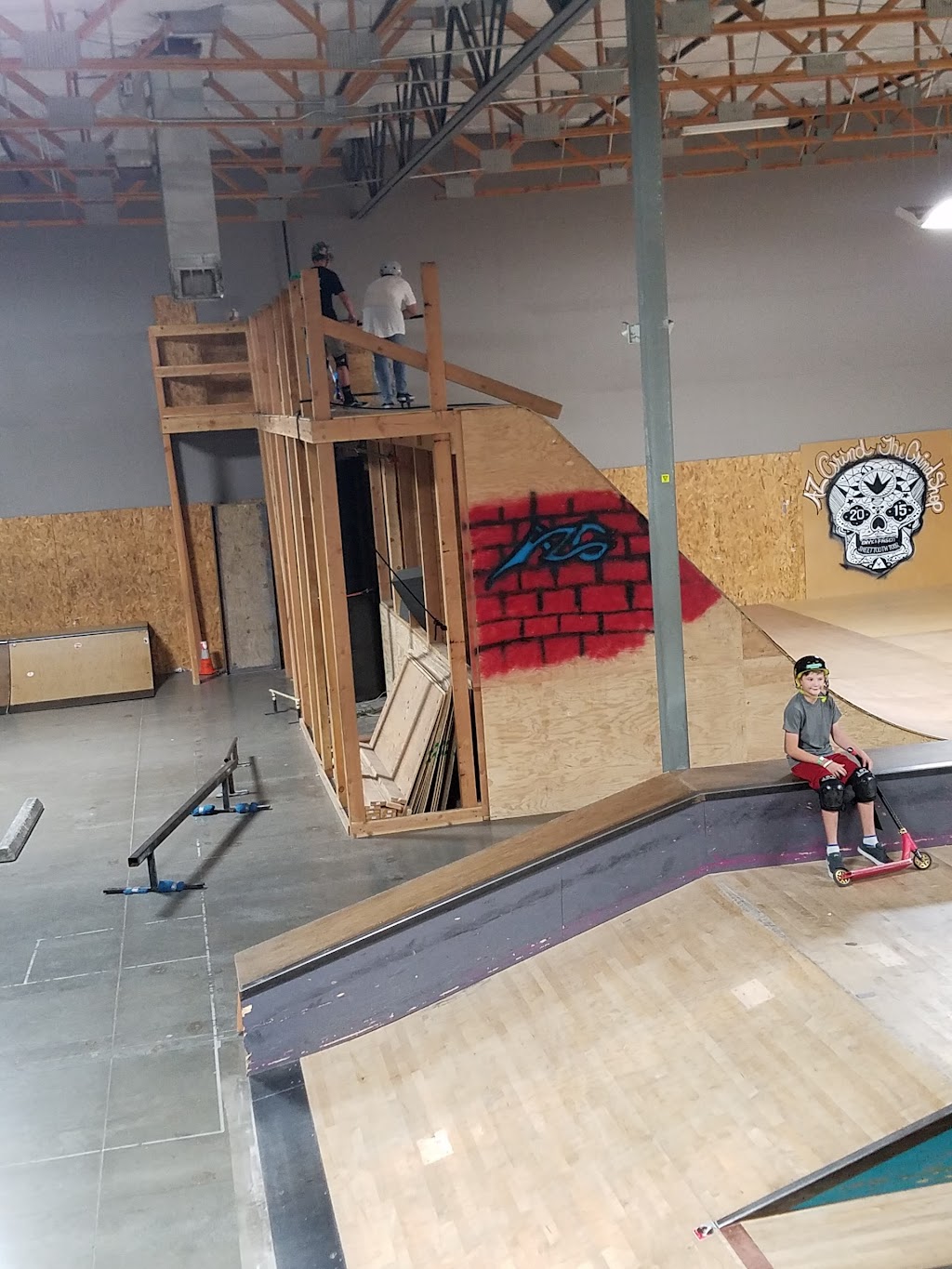 AZ Grind Indoor Skatepark | 8743 E Pecos Rd Suite 136, Mesa, AZ 85212, USA | Phone: (480) 888-0499