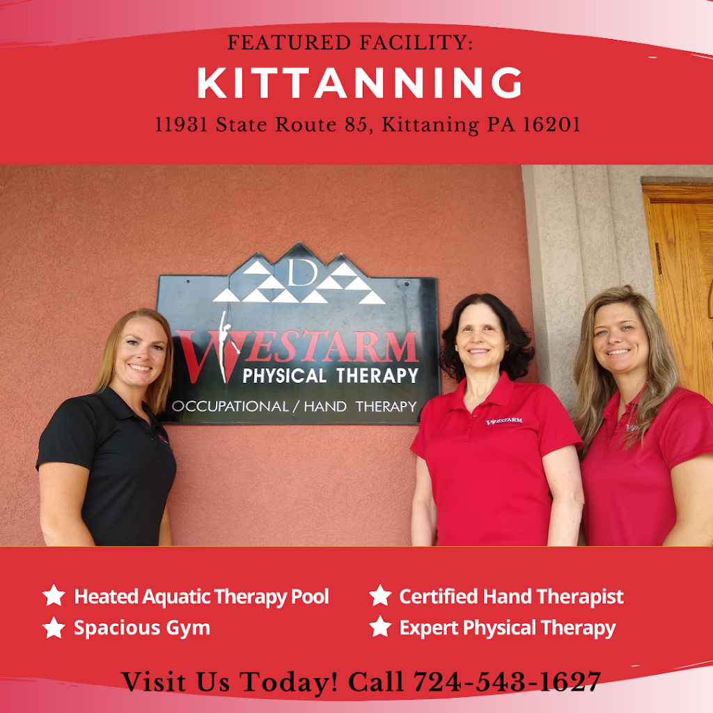 WESTARM Physical Therapy | 11931 PA-85, Kittanning, PA 16201, USA | Phone: (724) 543-1627