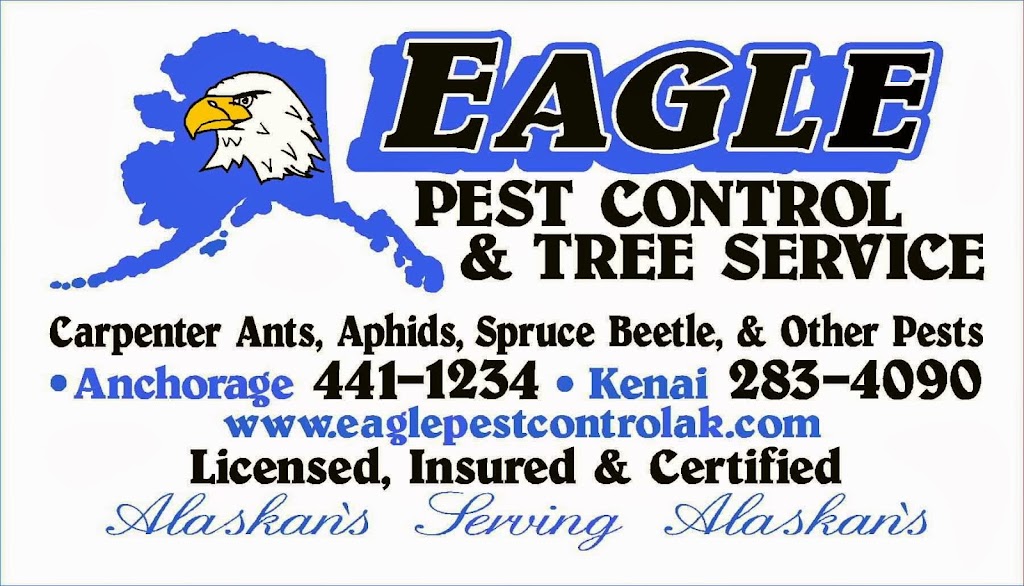Eagle Pest Control & Tree Services | 6850 Ord Ln, Wasilla, AK 99654, USA | Phone: (907) 863-1234