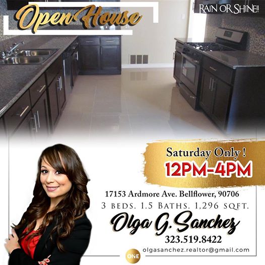 Olga Sanchez- Realty One Group United | 9001 Firestone Blvd 2nd floor, Downey, CA 90241, USA | Phone: (323) 519-8422