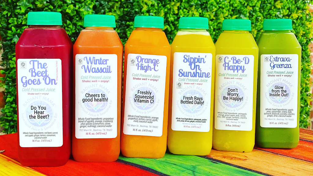 Radiant Juice & Smoothie Bar | 702 Main St #103, Bastrop, TX 78602, USA | Phone: (512) 549-3711