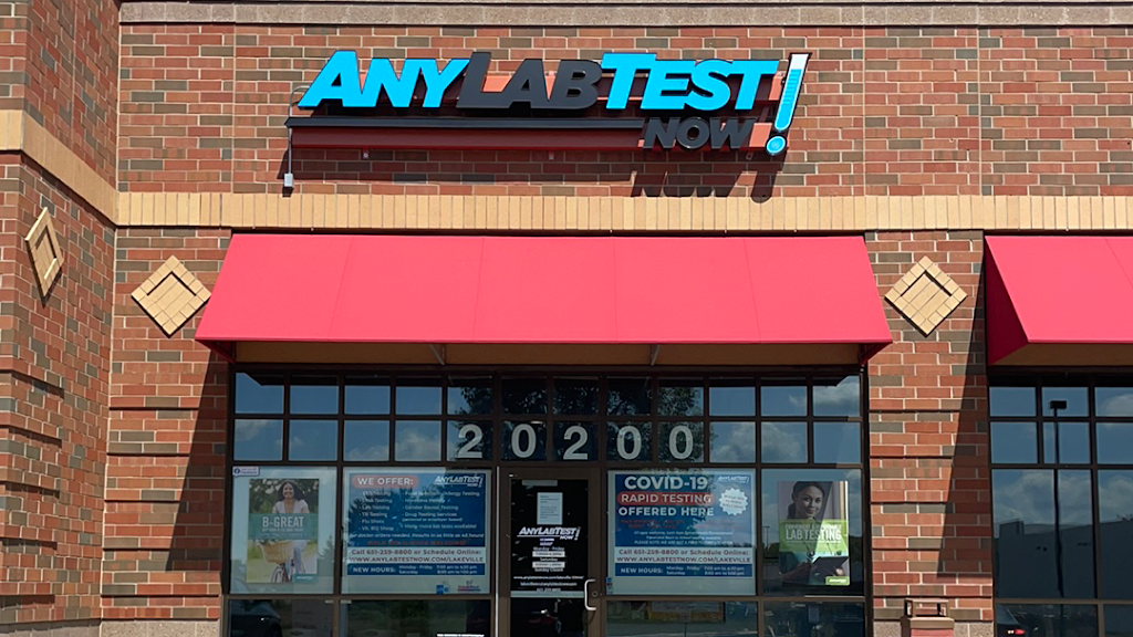 Any Lab Test Now | 20200 Heritage Dr, Lakeville, MN 55044, USA | Phone: (651) 259-8800