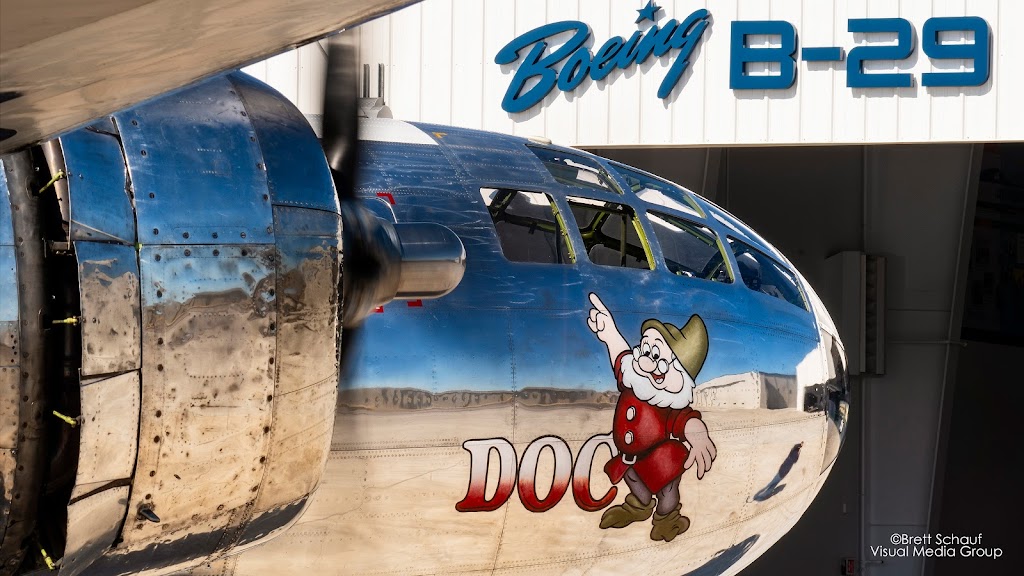 B-29 Doc Hangar, Education & Visitors Center | 1788 S Airport Rd, Wichita, KS 67209, USA | Phone: (316) 260-4312