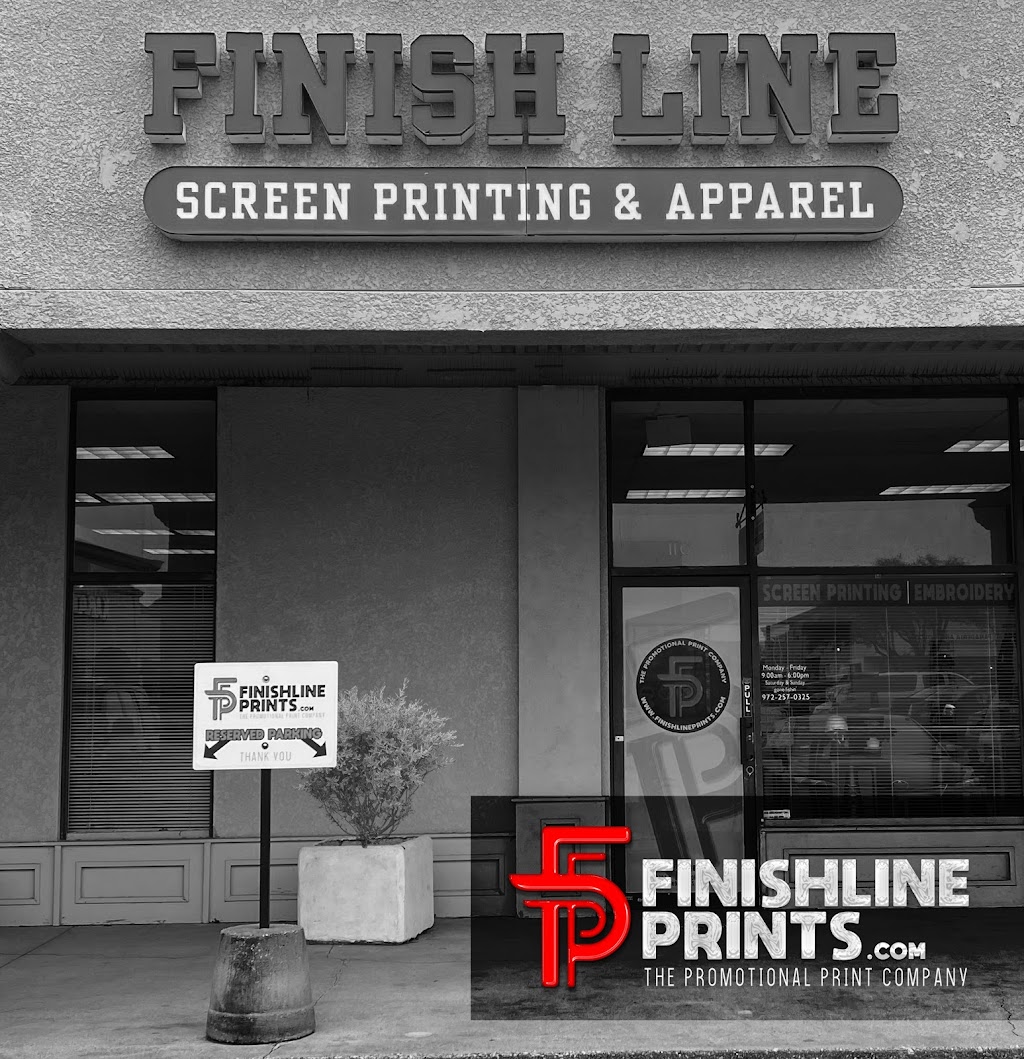 Finishline Prints - Screen Printing & Embroidery | 2700 N OConnor Rd #116, Irving, TX 75062, USA | Phone: (972) 257-0325