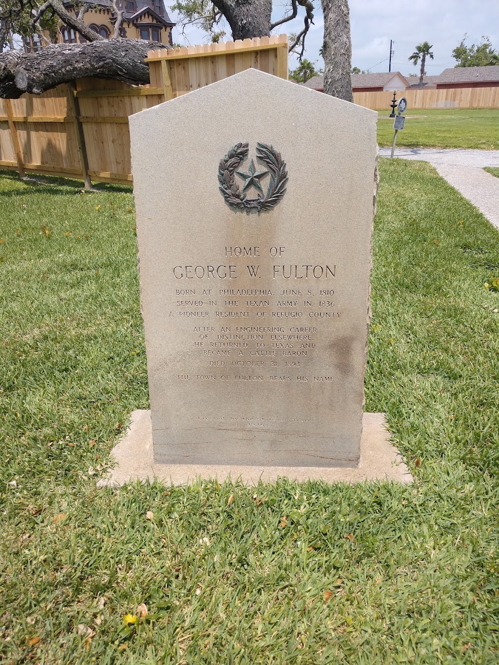 Fulton Mansion State Historic Site | 317 Fulton Beach Rd, Rockport, TX 78382, USA | Phone: (361) 729-0386