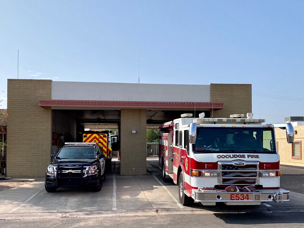 Coolidge Fire Department Station 1 | 103 W Pinkley Ave, Coolidge, AZ 85128, USA | Phone: (520) 723-3091