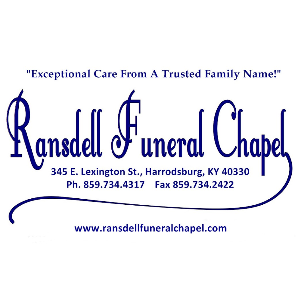 Ransdell Funeral Chapel | 345 E Lexington St, Harrodsburg, KY 40330, USA | Phone: (859) 734-4317